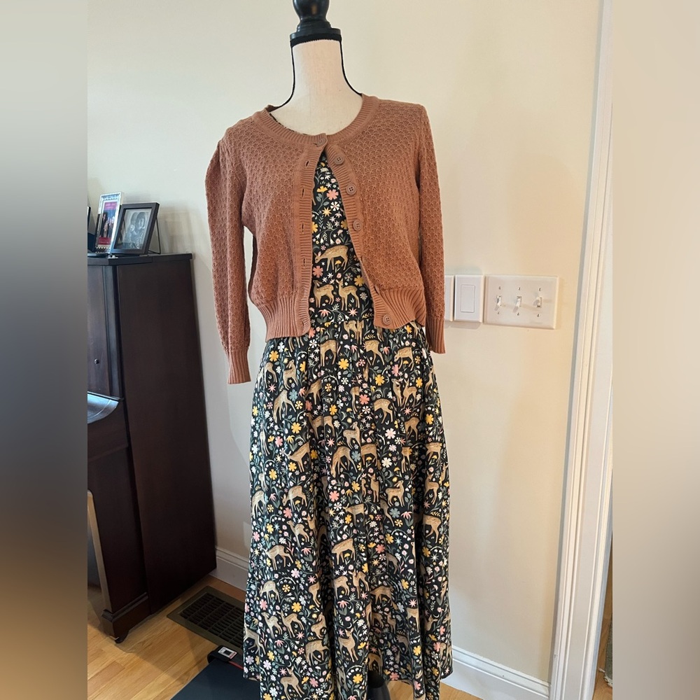 Retro inspired dress with Cardigan XL
